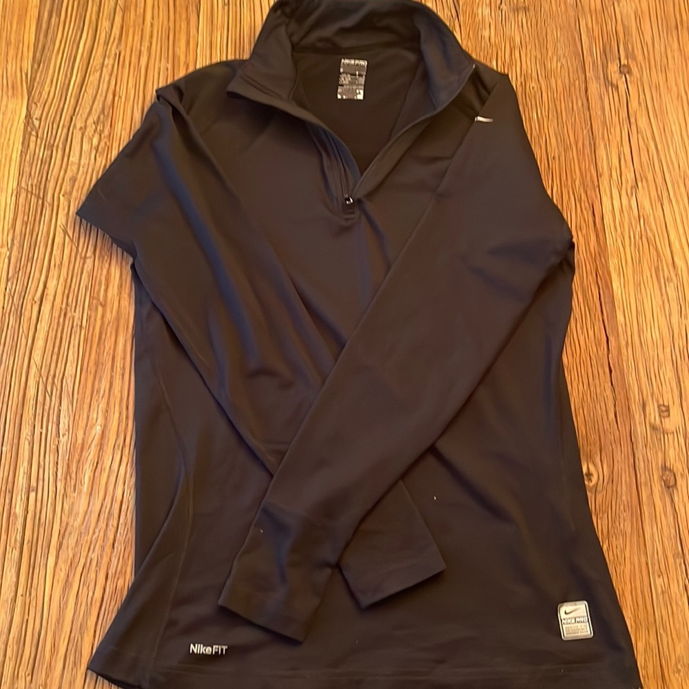 Black Nike Fit Running Layer 1/4 Zip